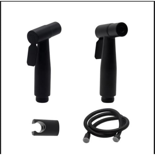 شطاف حمام عصري بقوة ضغط عالية - أسود مطفي