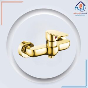 صنبور شطاف للحمام بتصميم أنيق بلون ذهبي