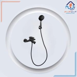 صنبور دش حمّام مقاوم للصدأ - أسود مطفي