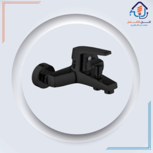 صنبور/خلاط دش أسود مطفي مقاوم للصدأ بتصميم عصري