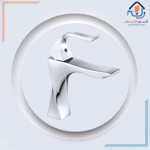 خلاط مغسلة قصير بتشطيب كروم فاخر ومقاوم للصدأ