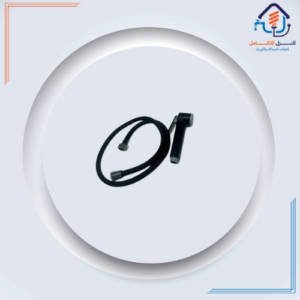 مجموعة شطاف حمام يدوي بتصميم ألماني — أسود