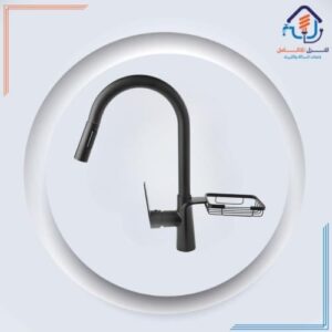 خلاط أرضي للمطبخ بتصميم حديث - أسود