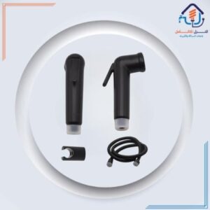 شطاف حمام بتصميم إيطالي أنيق — أسود مطفي