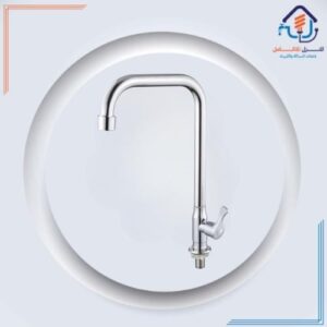 خلاط أرضي للمطبخ بتصميم عصري وتشطيب كروم لامع