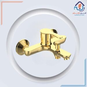 صنبور دش ذهبي فاخر ومقاوم للصدأ بتصميم عصري