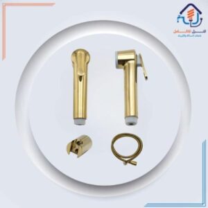 شطّاف حمّام بتصميم إيطالي — ذهبي لامع