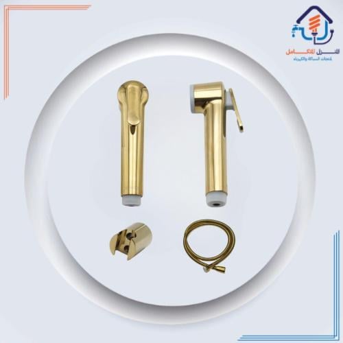 شطّاف حمّام بتصميم إيطالي — ذهبي لامع