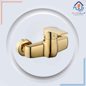 صنبور شطاف حمام ذهبي بتصميم أنيق