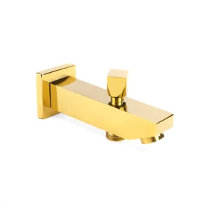 خلاط دش مخفي عصري بتصميم مربع - ذهبي لامع