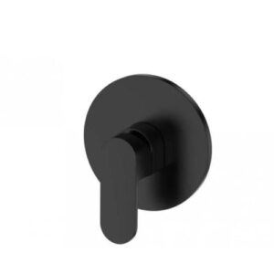 لوحة وجه خلاط مخفي دائرية بمقبض واحد — برونزي / أسود مطفي