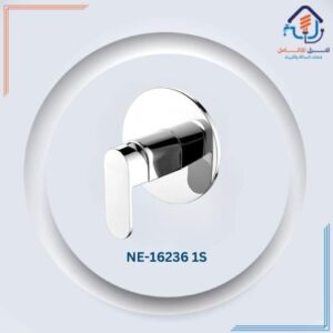 وجه شطاف مخفي دائري بتشطيب كرومي لامع — خط واحد