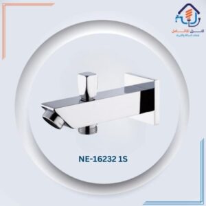 فوهة دش مخفية بتصميم مربع عصري - كروم لامع