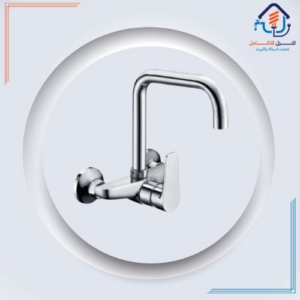 خلاط حوض جداري للمطبخ من لوتز — كروم