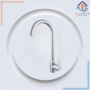 خلاط مطبخ أرضي مستقل بتصميم عصري - تشطيب كرومي