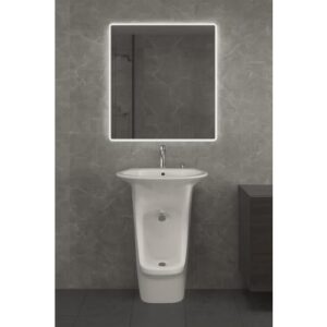 مغسلة وضوء مريحة لكبار السن وذوي الاحتياجات الخاصة مصنوعة من الخزف السعودي