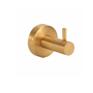 حامل منشفة حمام دائري مفرد — ذهبي