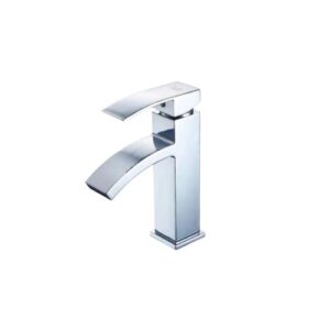 صنبور مغسلة كرومي لامع — تصميم عصري وأنيق