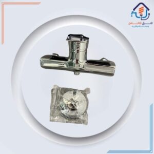 خلاط شطاف حمام بتشطيب كروم لامع