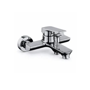 خلاط دش جداري رمادي مقاوم للصدأ بتصميم عصري — المنزل المتكامل