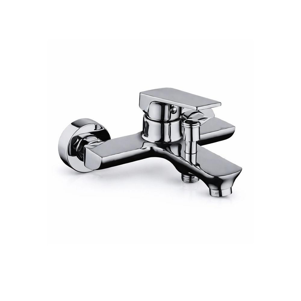 خلاط دش جداري رمادي مقاوم للصدأ بتصميم عصري — المنزل المتكامل