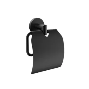 حامل مناديل حمام بغطاء باللون الأسود من تريدكس