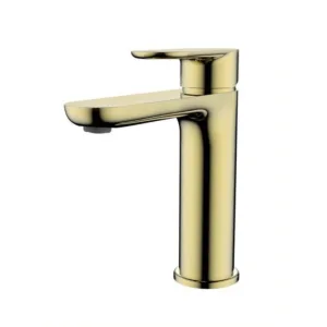 خلاط مغسلة بمقبض واحد – ترادكس – تشطيب كروم وذهبي