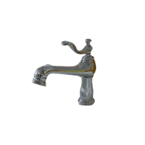 حنفية مغسلة بلون فضي