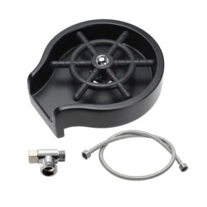 جهاز غسل الأكواب اليدوي للحوض بضغط ماء عالٍ — أسود