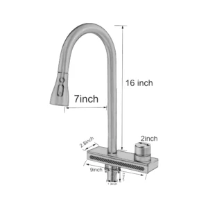 صنبور شلالي فضي بمقبض فردي — مقاس قياسي وتشطيب كروم لامع لتدفق مياه أنيق في الحمامات العصرية | SINDBAD