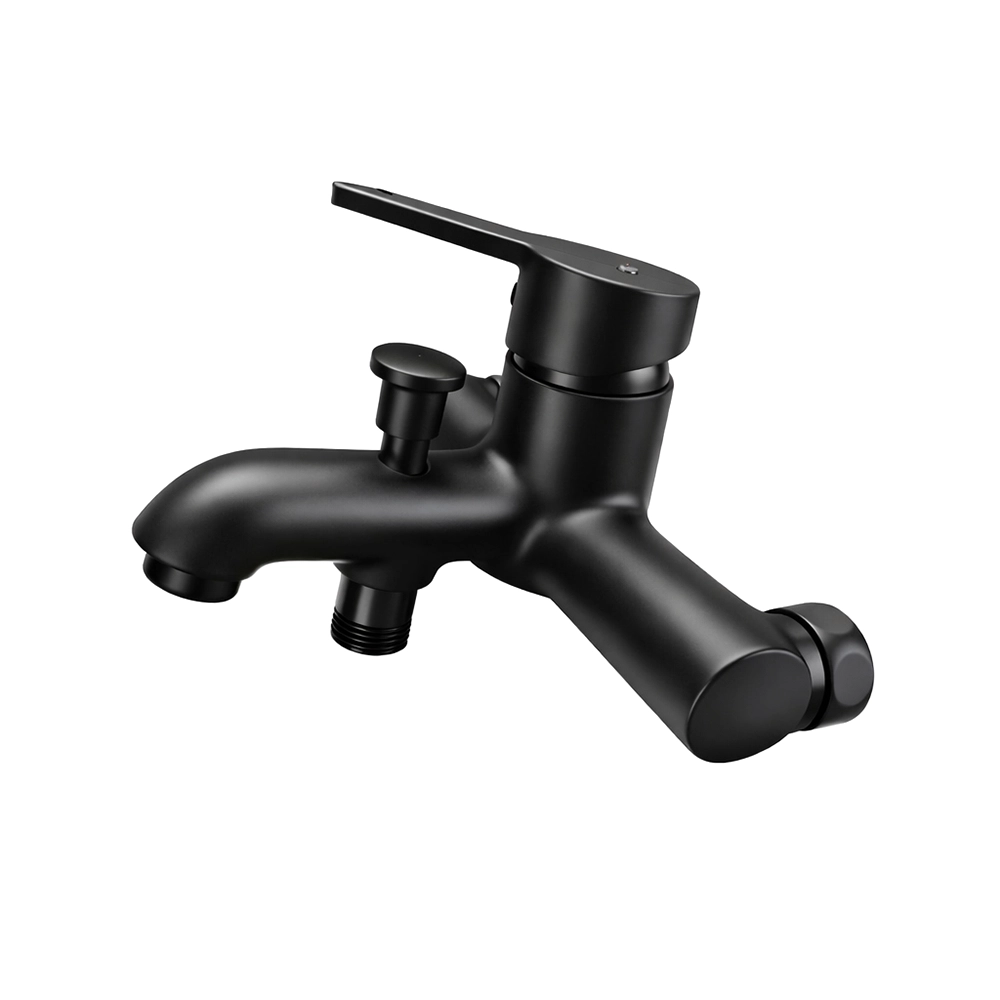 صنبور حوض استحمام أسود من روكا