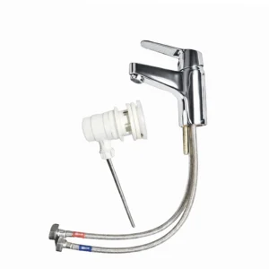 خلاط مغسلة بمقبض واحد من كلودي راك — كروم