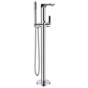 خلاط بانيو قائم مع دش يدوي من تريدكس — تشطيب كروم