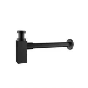 سيفون مغسلة ديكوري (هراب) من تريدكس — كروم أسود