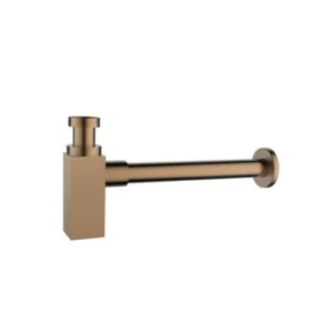 سيفون مغسلة ديكوري طراز هراب - تريدكس - بلون نحاسي