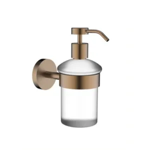 موزع صابون سائل جداري من ترادكس بتشطيب كروم ونحاس