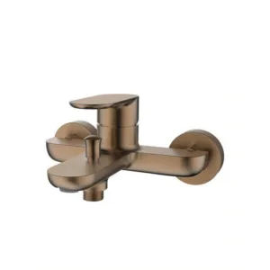 خلاط دش جداري بمقبض واحد - ترادكس - نحاسي