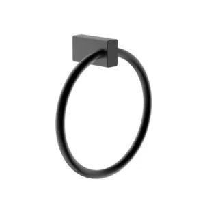 حامل حلقي دائري لتعليق المناشف - ترادكس، كروم أسود