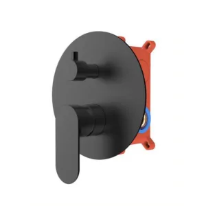 خلاط دش مخفي بمقبض تحكم واحد — ترادكس — أسود مطفي