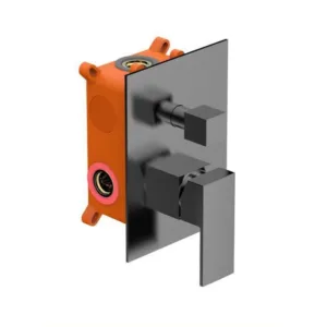 خلاط دش وحوض استحمام مخفي بمقبض واحد — ترادكس (كروم/رمادي)