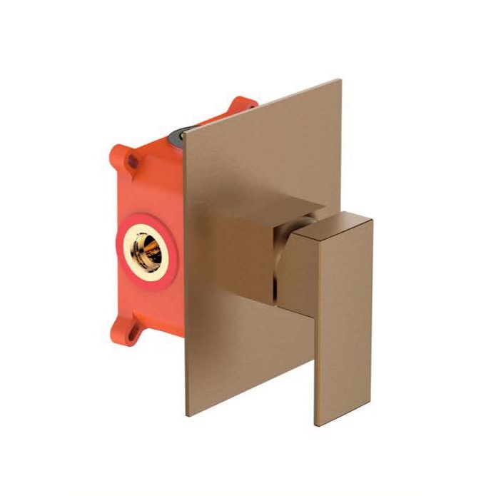 صمام دش مخفي بمقبض واحد — تريدكس — لون نحاسي