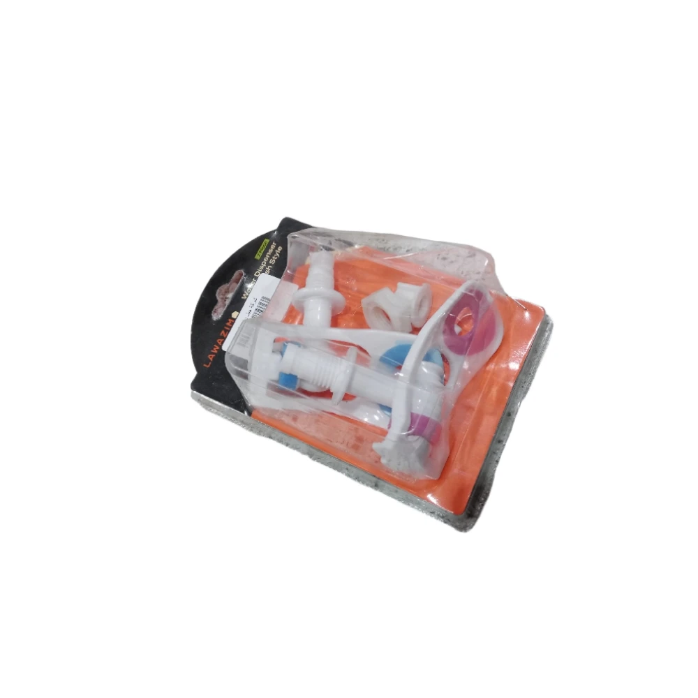 طقم حنفية لمبرد المياه — قطعتان، تصميم يعمل بالضغط