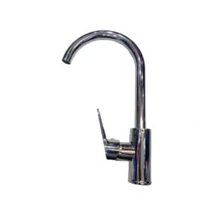 خلاط مطبخ ديلما بفتحة واحدة وتشطيب ستانلس ستيل