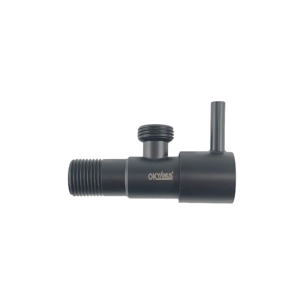 صمام زاوية للسباكة والحمامات — أسود مطفي — أوكيانوس