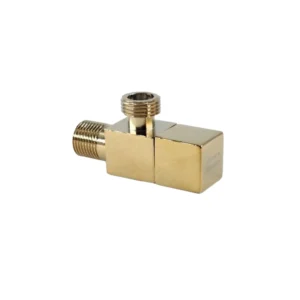 محبس زاوية نحاسي مربع من أورينت ستاندرد — ذهبي