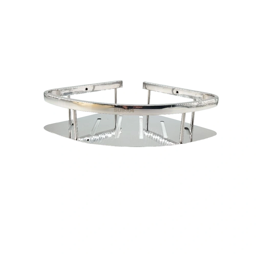 رف زاوية حمام من الستانلس ستيل — حل تخزين عملي | أوكيانوس + كروم