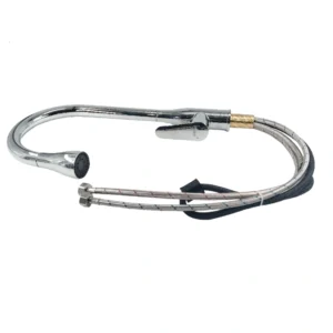 خلاط مطبخ أوكيانوس ذا ذراع واحد ورشاش قابل للسحب — كروم