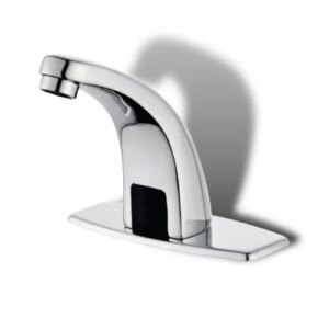 خلاط حساس (حار/بارد) بتشطيب كروم فضي — للاستخدام العام