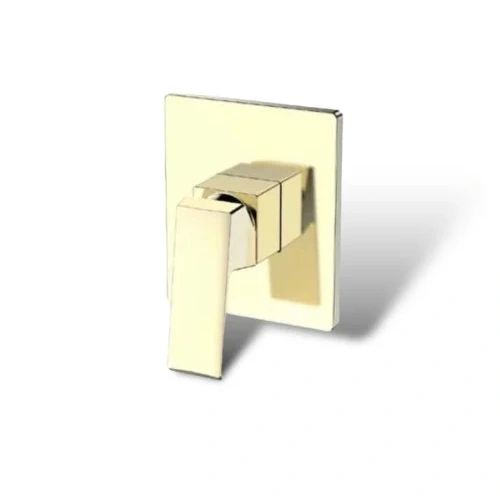 رأس دش مربع بتصميم خط واحد — ذهبي