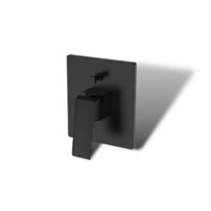 رأس/وجه دش مربع بصفين - أسود